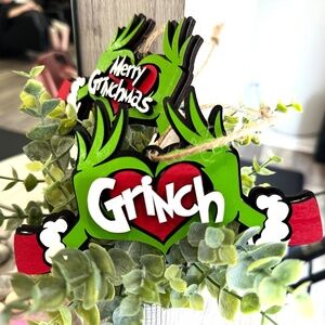 Grinch Hands - Ornament - Christmas - Handmade